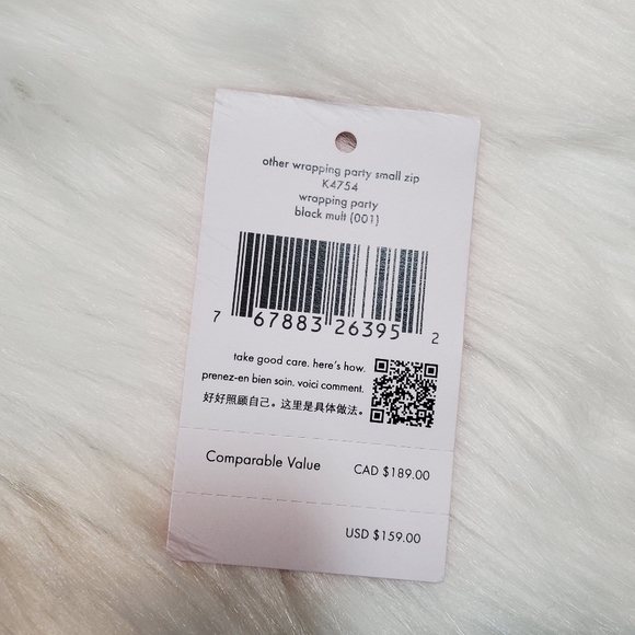 Kate Spade Wrapping Party Leather Zip Wallet - Picture 8 of 10